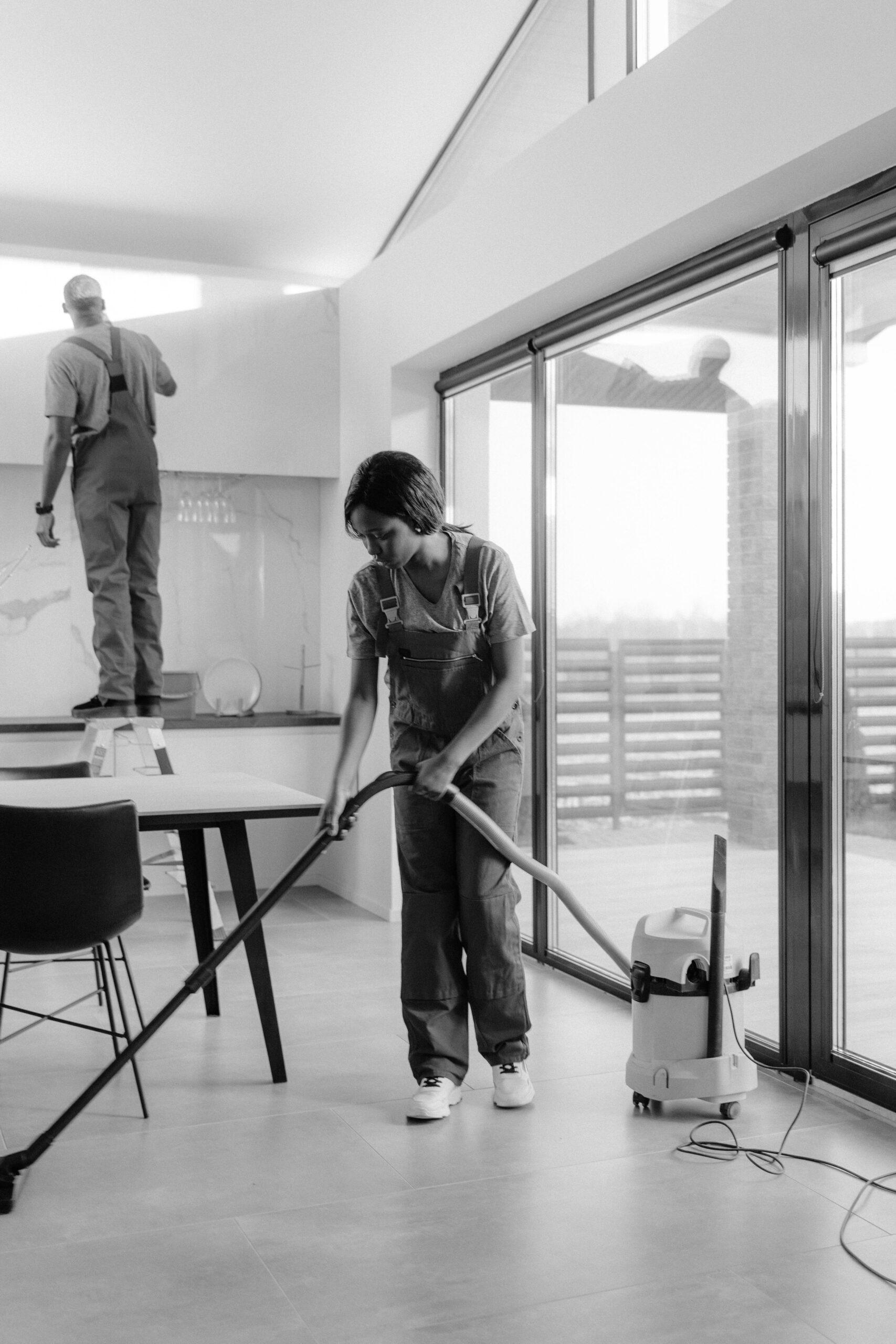 VCT floor waxing service Rockford IL